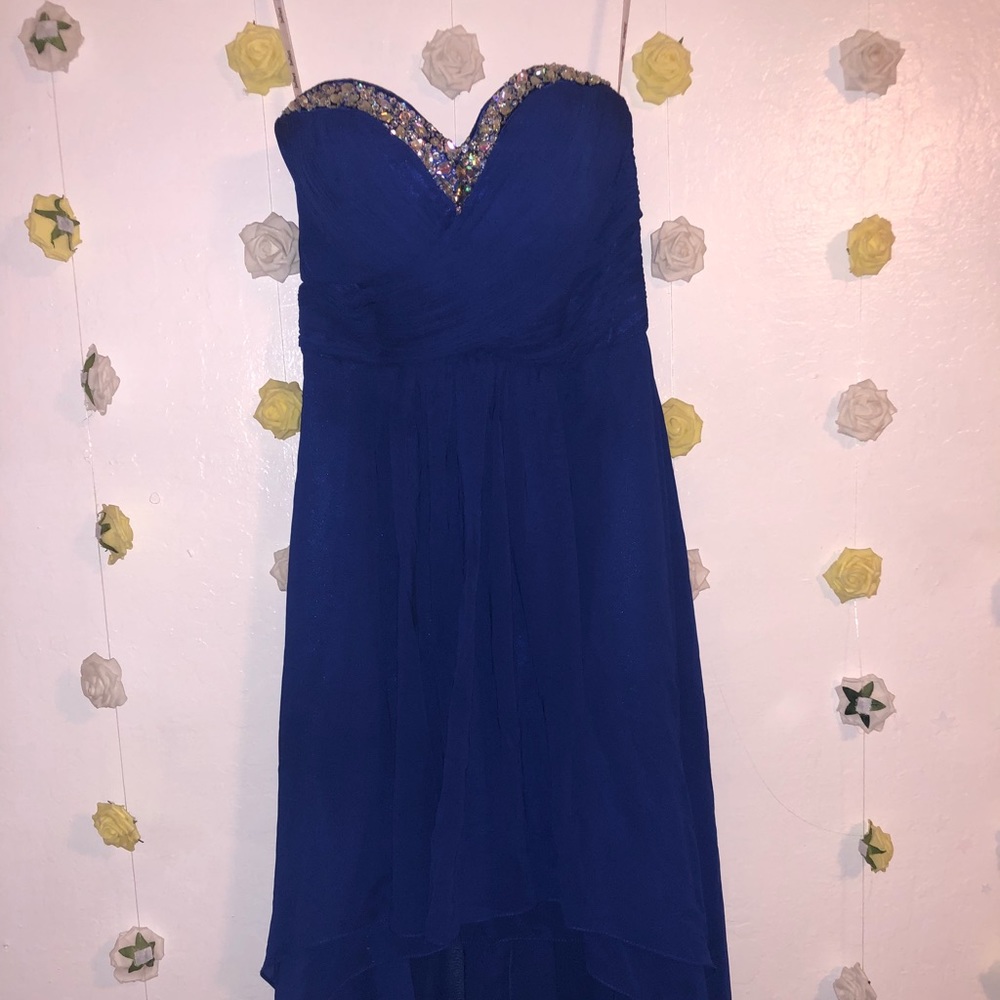 Royal Blue high low dress